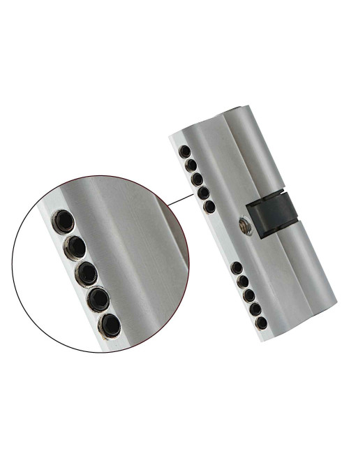 wkładka KELOP K100 z gałką nikiel system master key