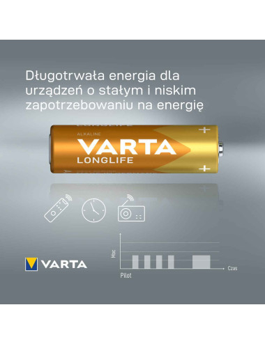 bateria Varta Longlife AAA...