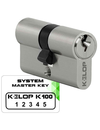 wkładka KELOP K100 nikiel system master key